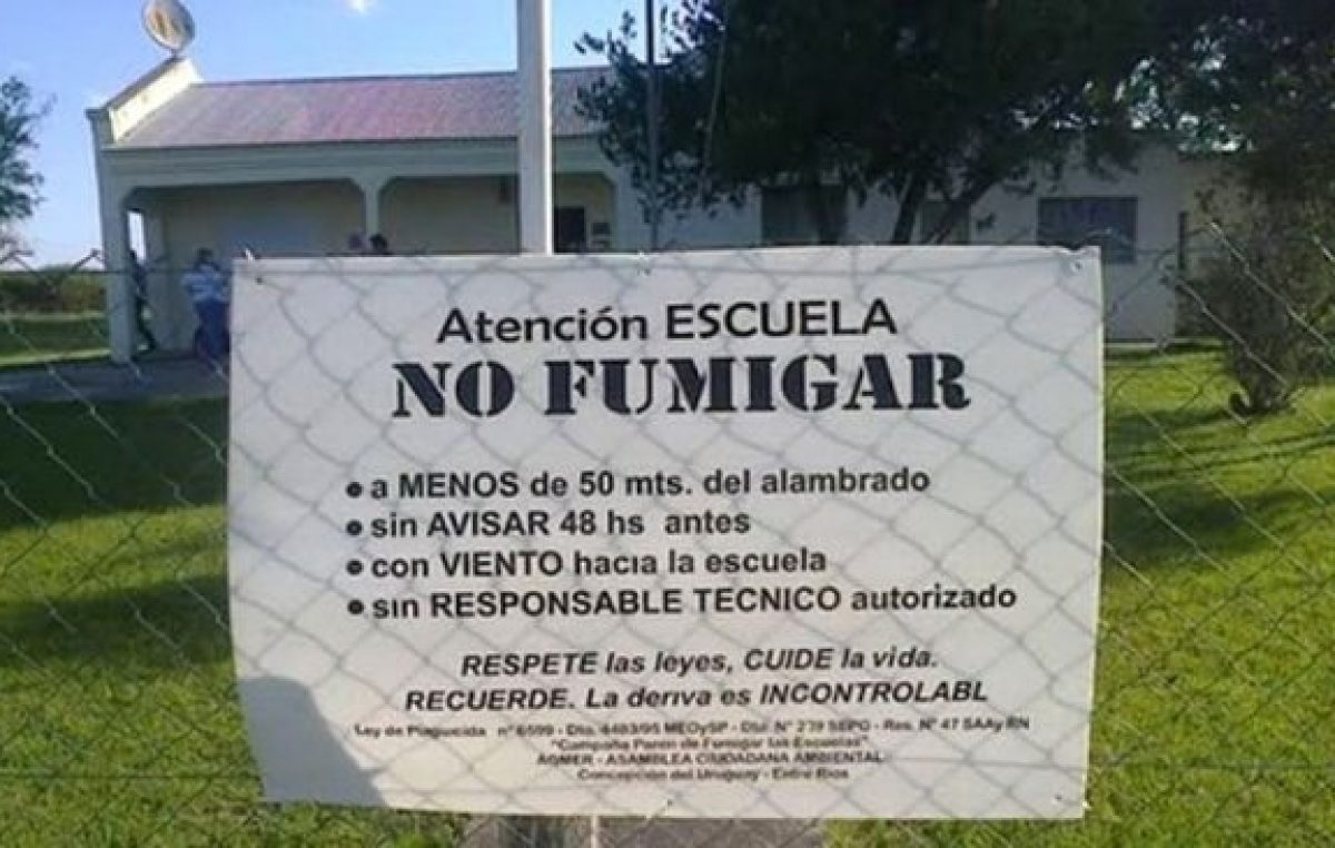 Entre Ríos: Una maestra denunció la fumigación de una escuela: «Trabajo ahí, no puedo mirar para otro lado»