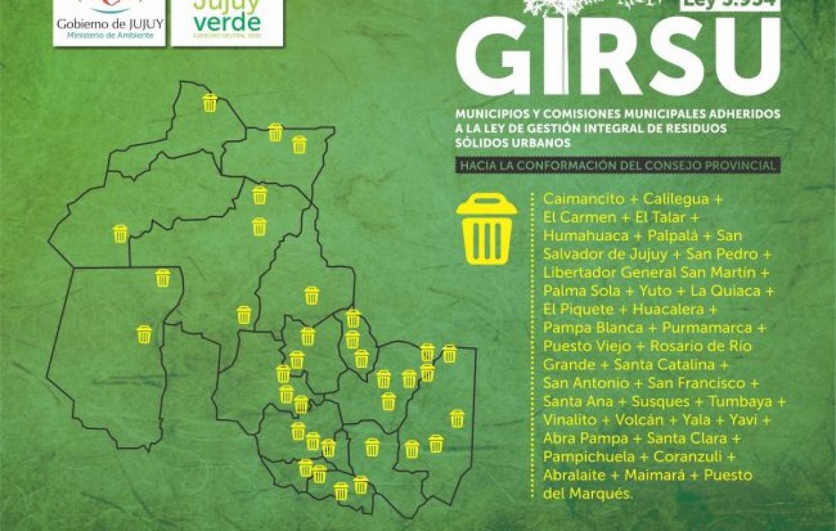 GIRSU, el desafío que convoca a todos los Municipios jujeños