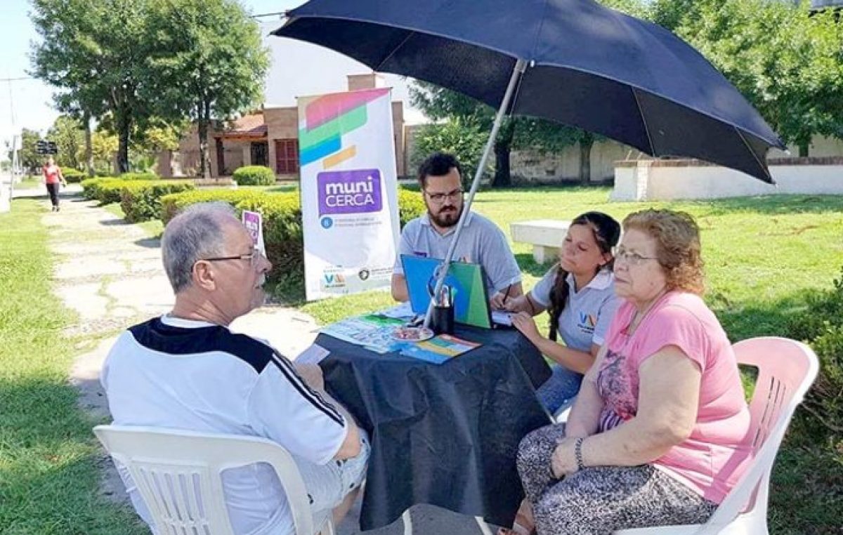 Un MuniCerca se repliega por los barrios de Villa María para alcanzar a mayor cantidad de vecinos