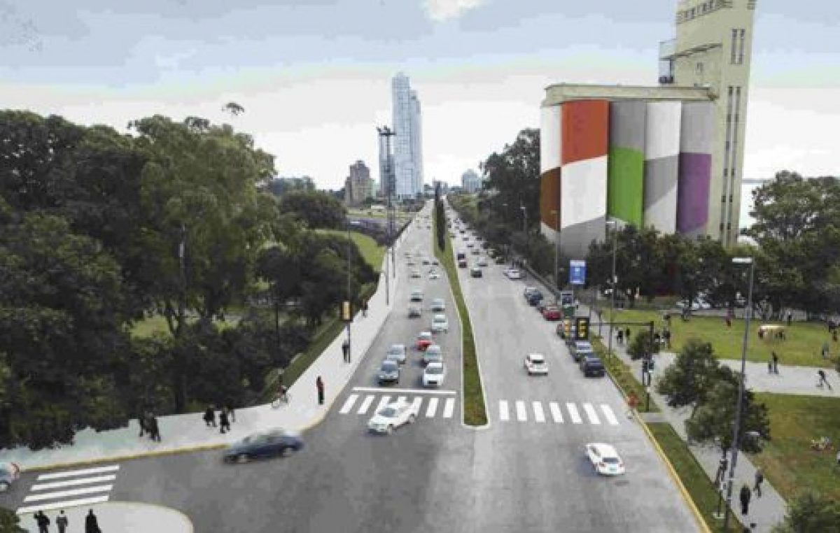 Comienzan las obras de la doble traza en la avenida de la Costa de Rosario