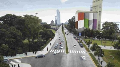 Comienzan las obras de la doble traza en la avenida de la Costa de Rosario