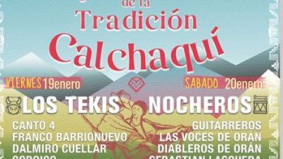 XXVII Festival de la Tradición Calchaquí en Cachi, 19 y 20 de enero