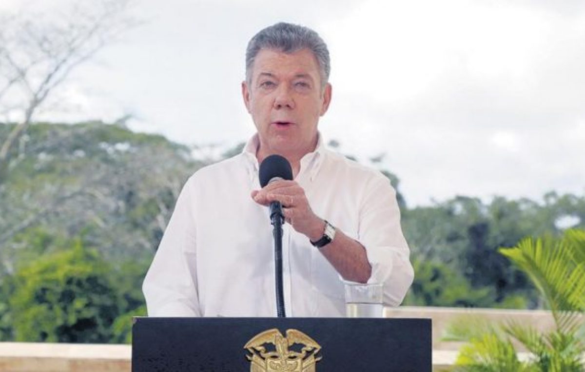 Santos ofreció prorrogar el cese del fuego