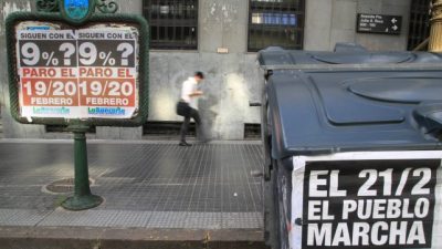 Moyano, junto al kirchnerismo y la izquierda, mide fuerza contra Macri