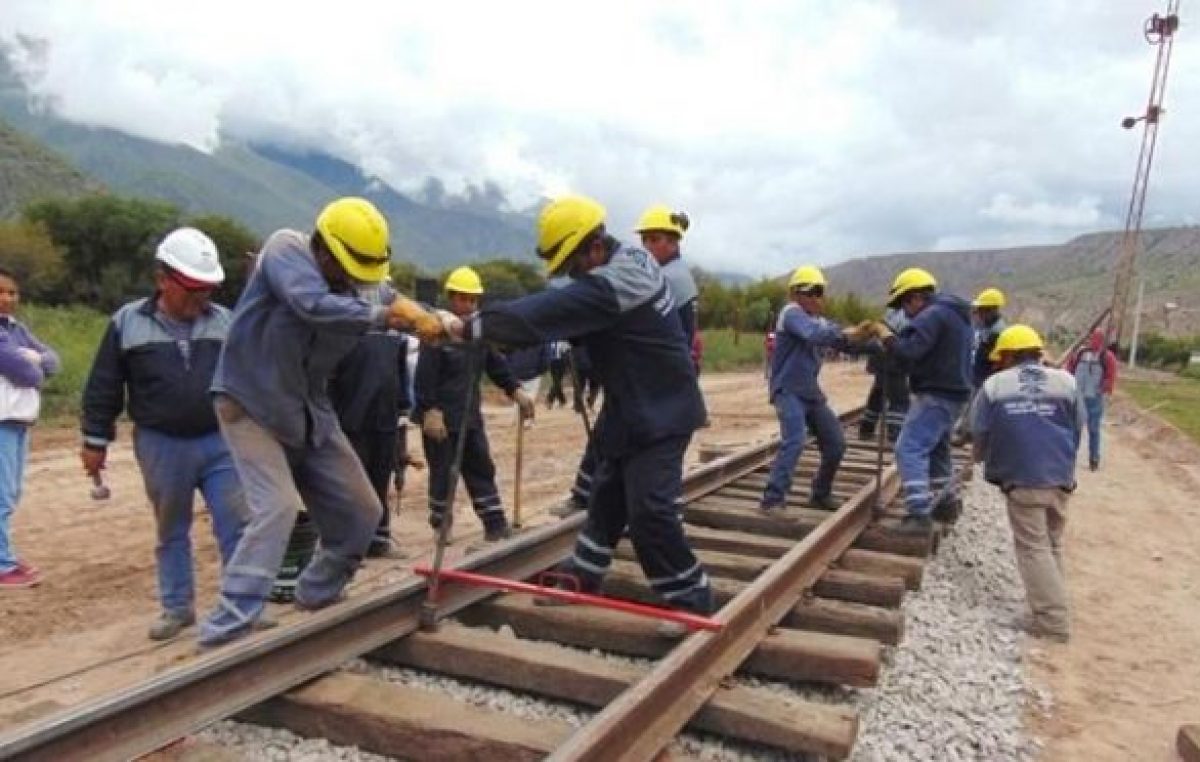 Comenzó tendido de vía del tren Jujuy-La Quiaca