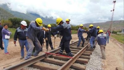 Comenzó tendido de vía del tren Jujuy-La Quiaca