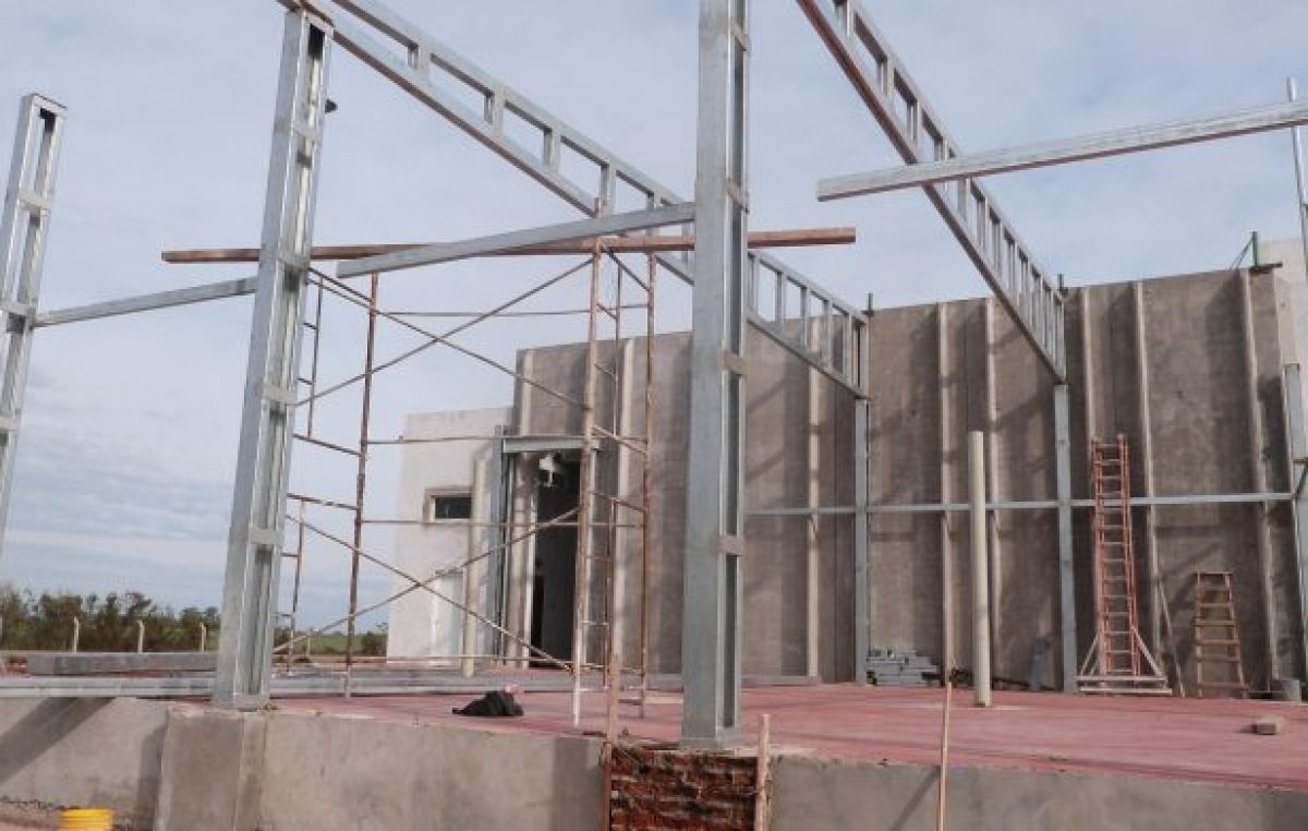 Gran avance en la obra del frigorífico municipal de Malabrigo