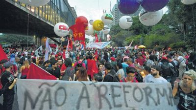 Temer tuvo que retirar su reforma jubilatoria