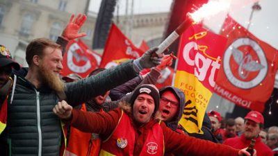 Las reformas de Macron desataron huelgas y protestas masivas en Francia