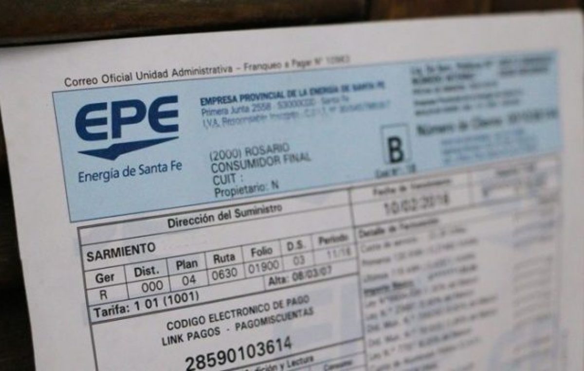 Al dueño de una Pyme de Totoras le llegó una factura de luz de $272 mil