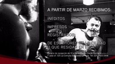 “La Comuna Ediciones” publicará trabajos inéditos de escritores platenses