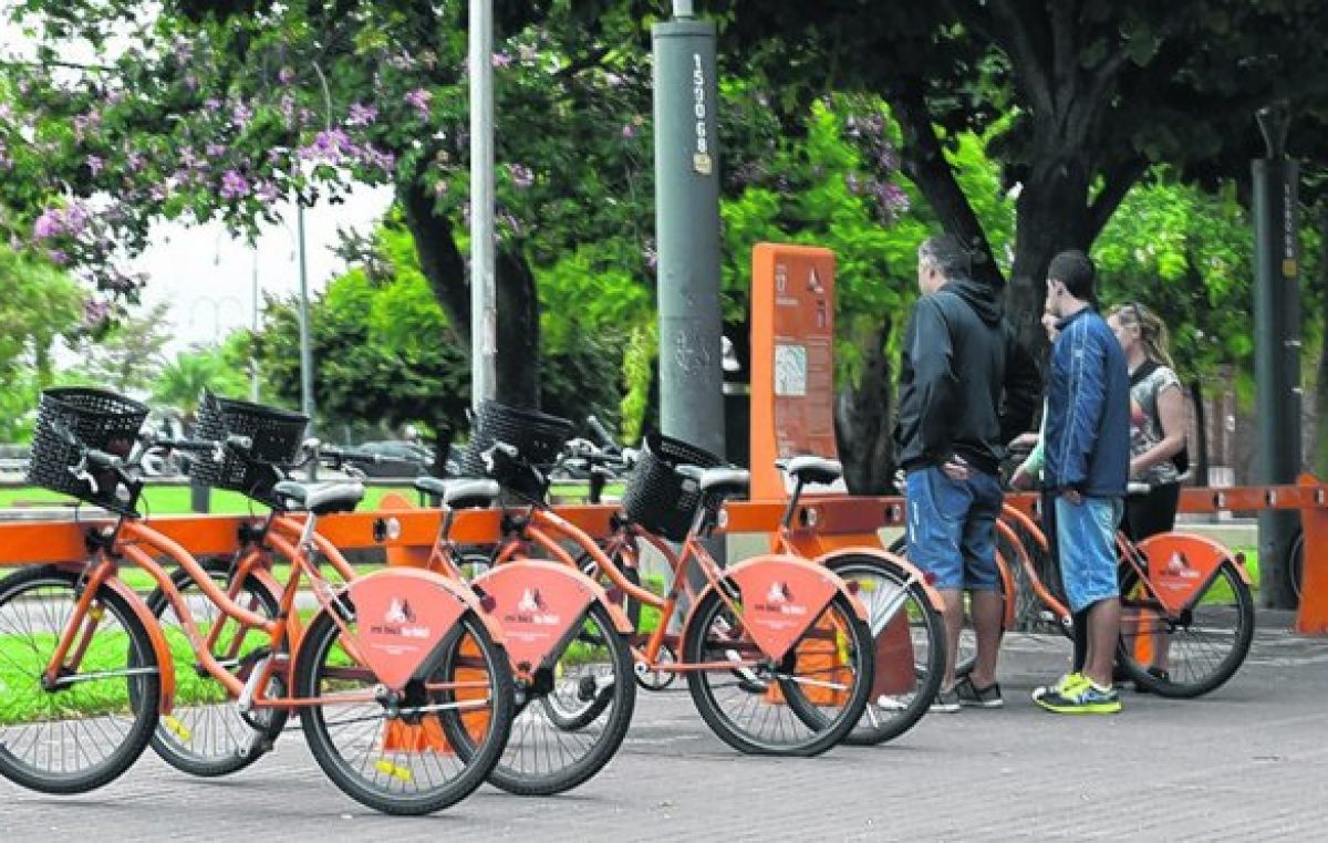 Las bicis públicas cuadriplicaron el número de viajes en Rosario