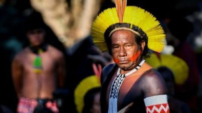 Comenzó una semana de protestas y movilizaciones indígenas en Brasilia