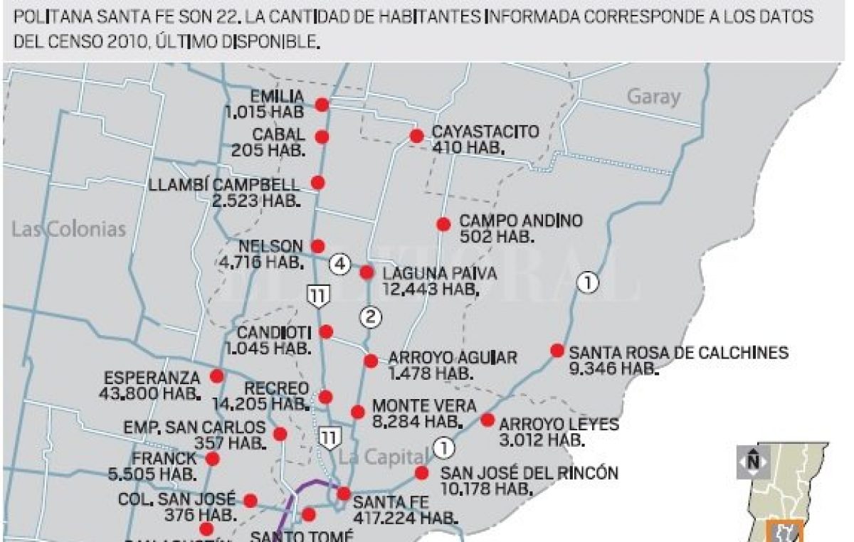 Más de 20 localidades santafesinas buscan resolver problemas comunes para crecer juntas