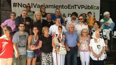 El noticiero de la TV Pública no salió al aire ante una nueva ofensiva de Lombardi