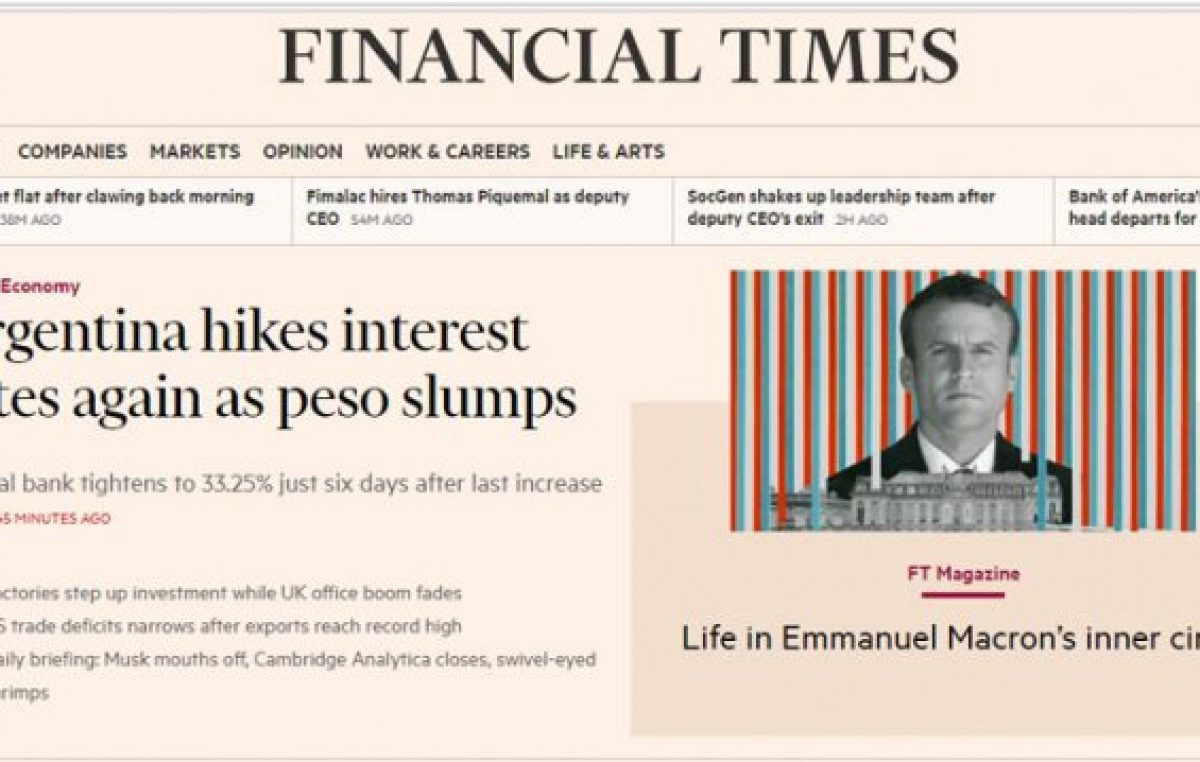 Diarios internacionales se hacen eco de la escalada del dólar y recomiendan no invertir en el país