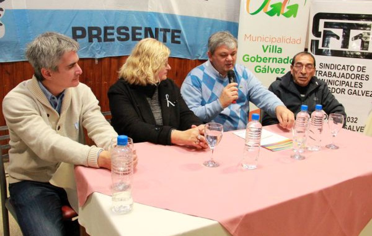 Villa Gobernador Gálvez: Firman convenio para que municipales puedan terminar el secundario