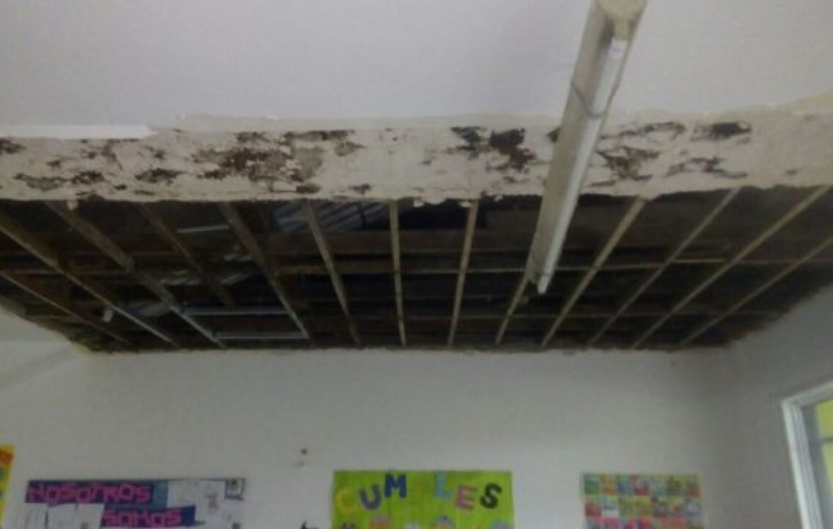 Vergüenza en CABA: «Cuando hay pronóstico de lluvia, tenemos que suspender las clases»