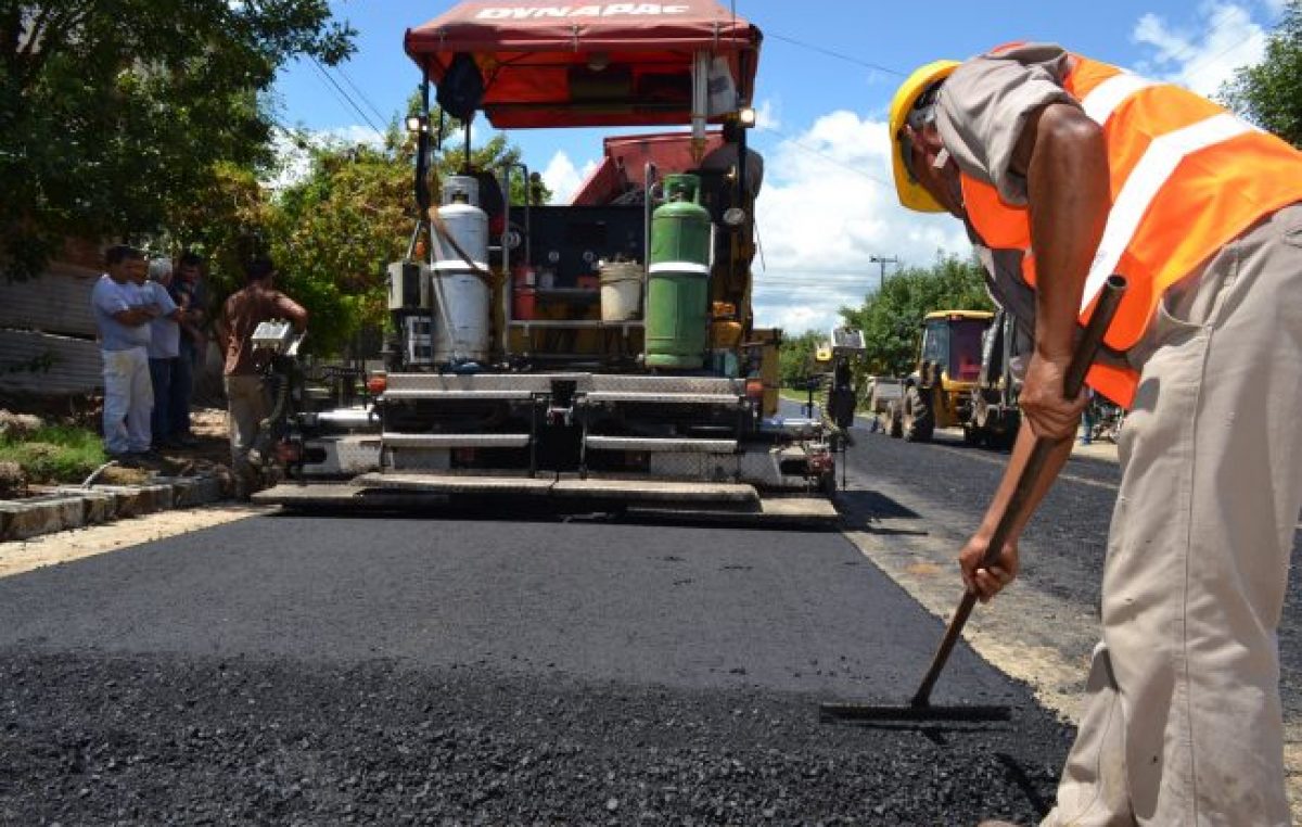 Concordia: El municipio inicia importante plan de pavimentación de 85 cuadras 