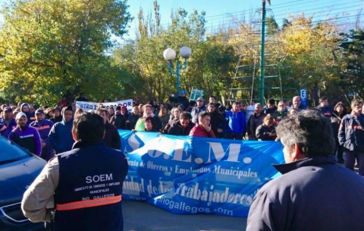 Municipales de Río Gallegos seguirán con retención de tareas hasta el 19 de junio
