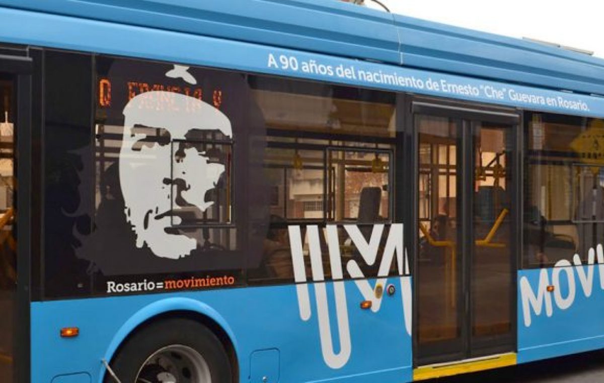 Rosario: Fein calificó de «insignificante» la polémica por la imagen del Che en el transporte público