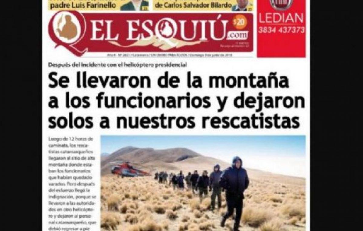 Si no son funcionarios, que bajen caminando
