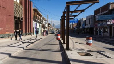 Avanzan en Guaymallén las obras del Metrobús