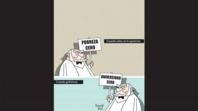 Los miles de estudiantes que Vidal no ve