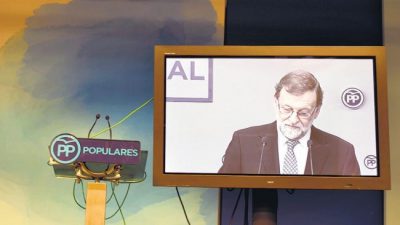 Rajoy deja también de liderar el PP