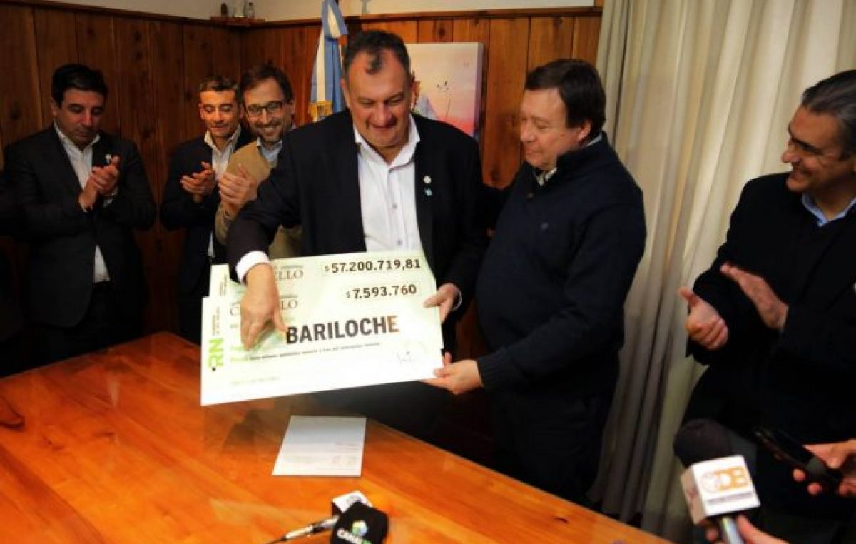 Bariloche recibió casi 65 millones de pesos del Plan Castello
