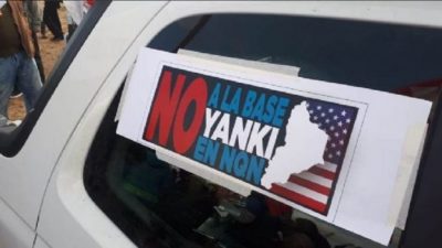 Neuquén: masiva caravana contra la instalación de la base norteamericana