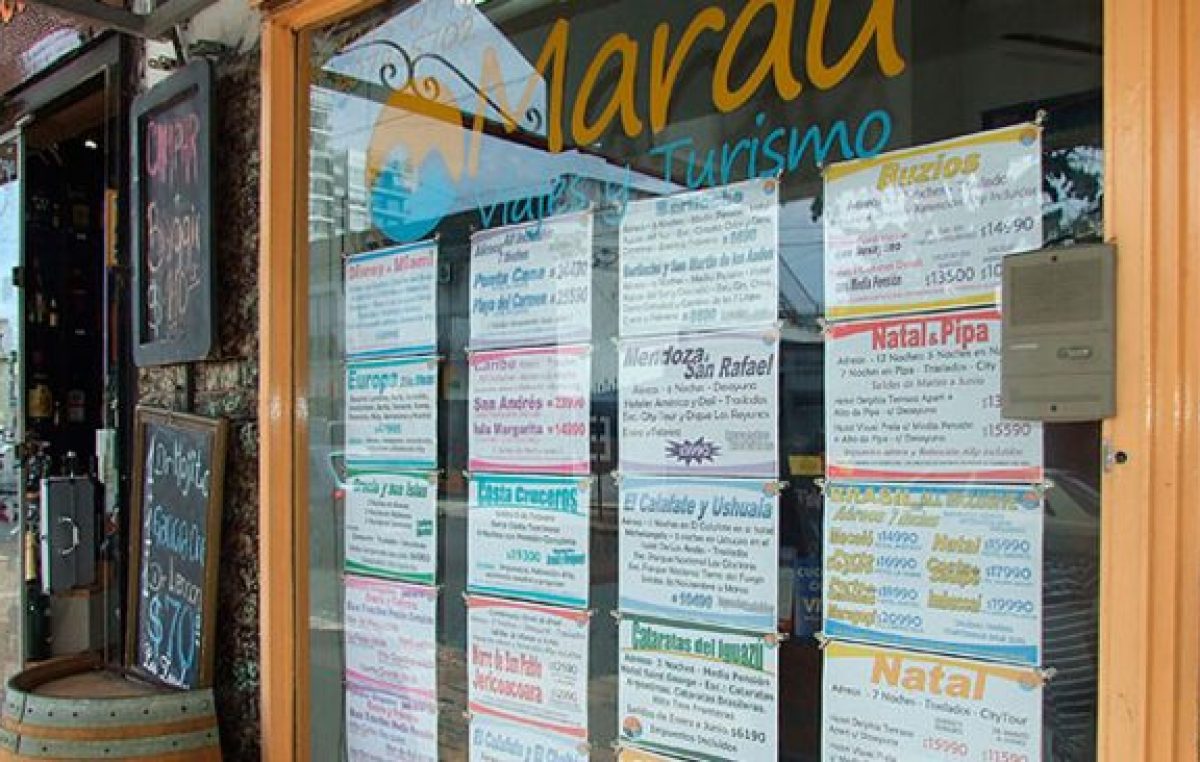 Cayeron un 40 % las ventas para vacaciones de invierno