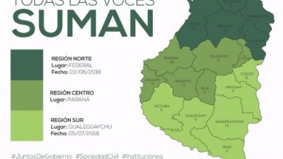 El “debate de clausura” de la Ley de Comunas será en Paraná y lo encabezará Bordet 