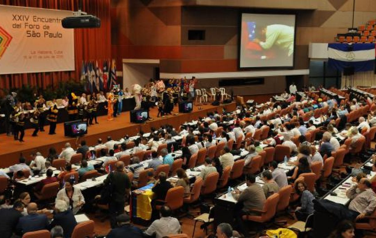 El Foro de San Pablo, con loas a Fidel