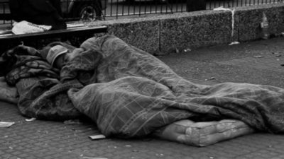 Cerca de 400 personas viven en la calle sólo en el centro rosarino