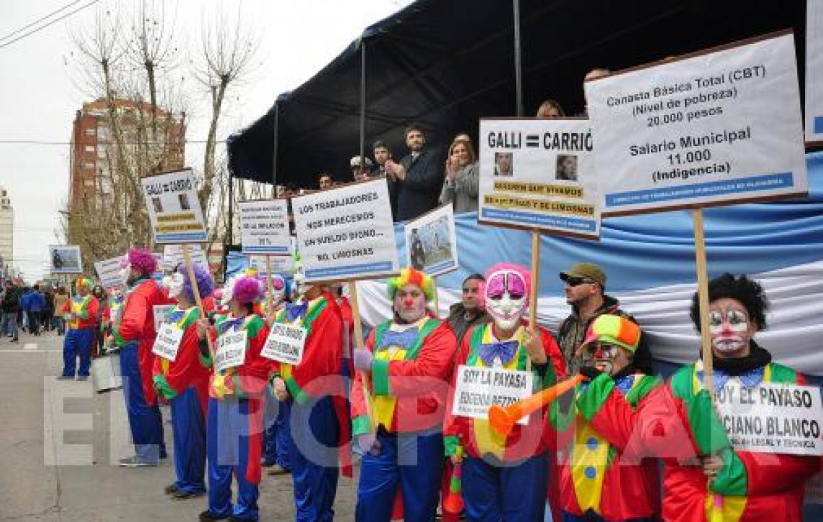 Los empleados municipales de Olavarría iniciaron su plan de lucha en reclamo por un aumento de salarios