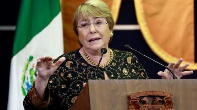 La ONU nominó a Bachelet como jefa de DD.HH.