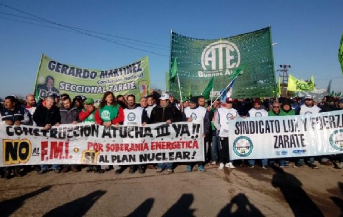 Más de 200 despidos en Atucha: trabajadores acamparán en busca de la reincorporación
