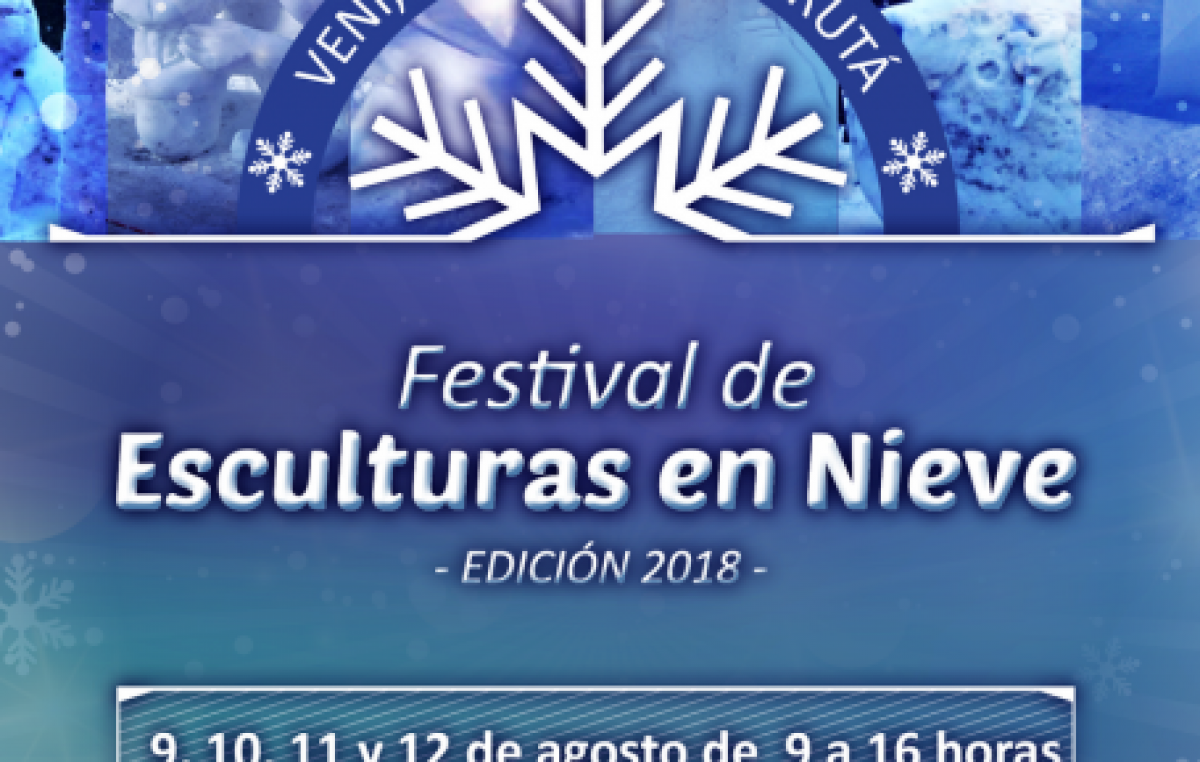 Festival de esculturas en nieve, Ushuaia, 9 de agosto