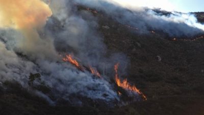 Imputan al intendente de Capilla del Monte por el incendio forestal
