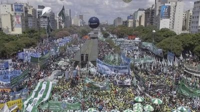 Sin clases ni hospitales públicos en la provincia de Buenos Aires, las CTA comienzan el paro nacional con distintos actos