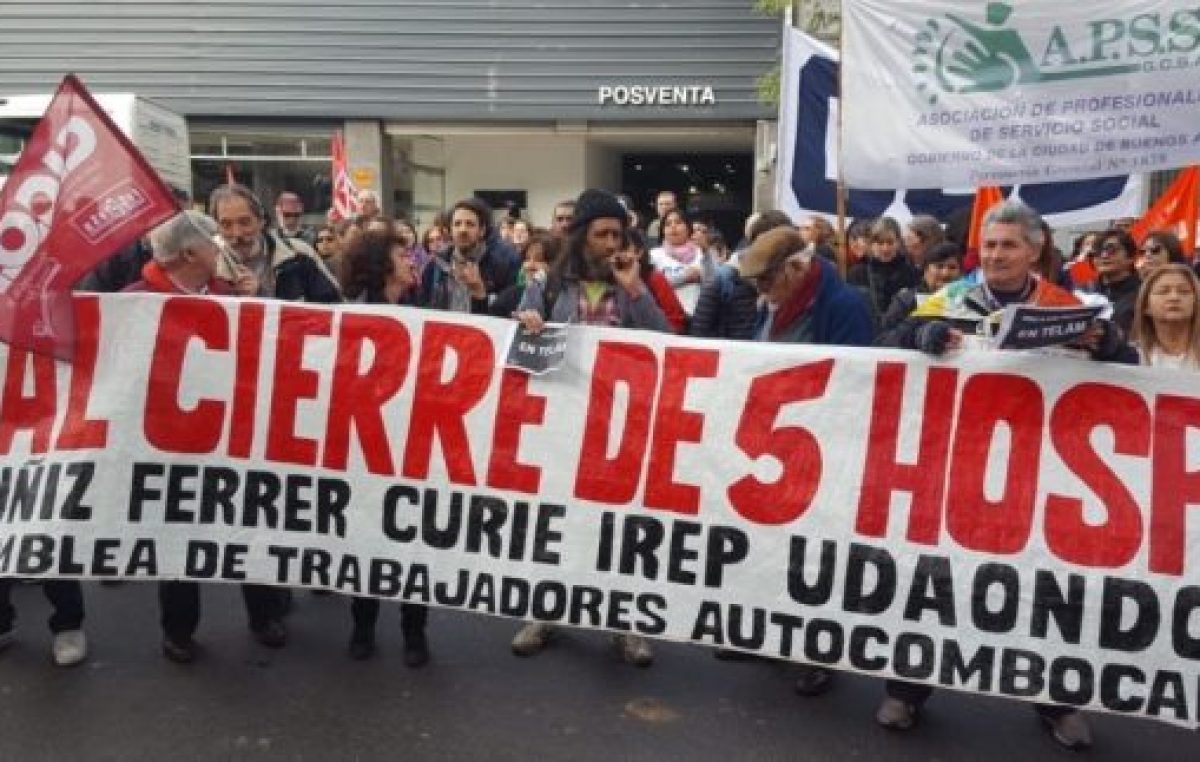 Rodríguez Larreta oficializó su plan para trasladar cinco hospitales públicos