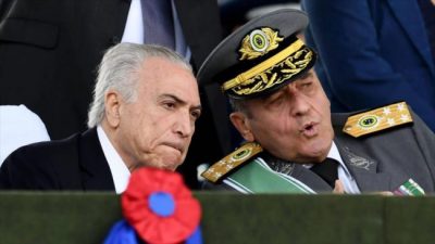 El jefe del Ejército, en campaña contra Lula