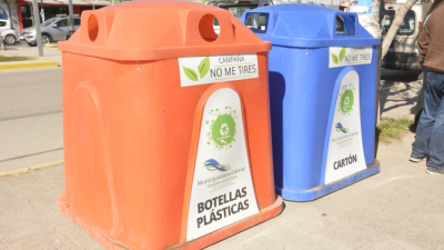 Catriel lanzó el programa de reciclaje “No Me Tires”