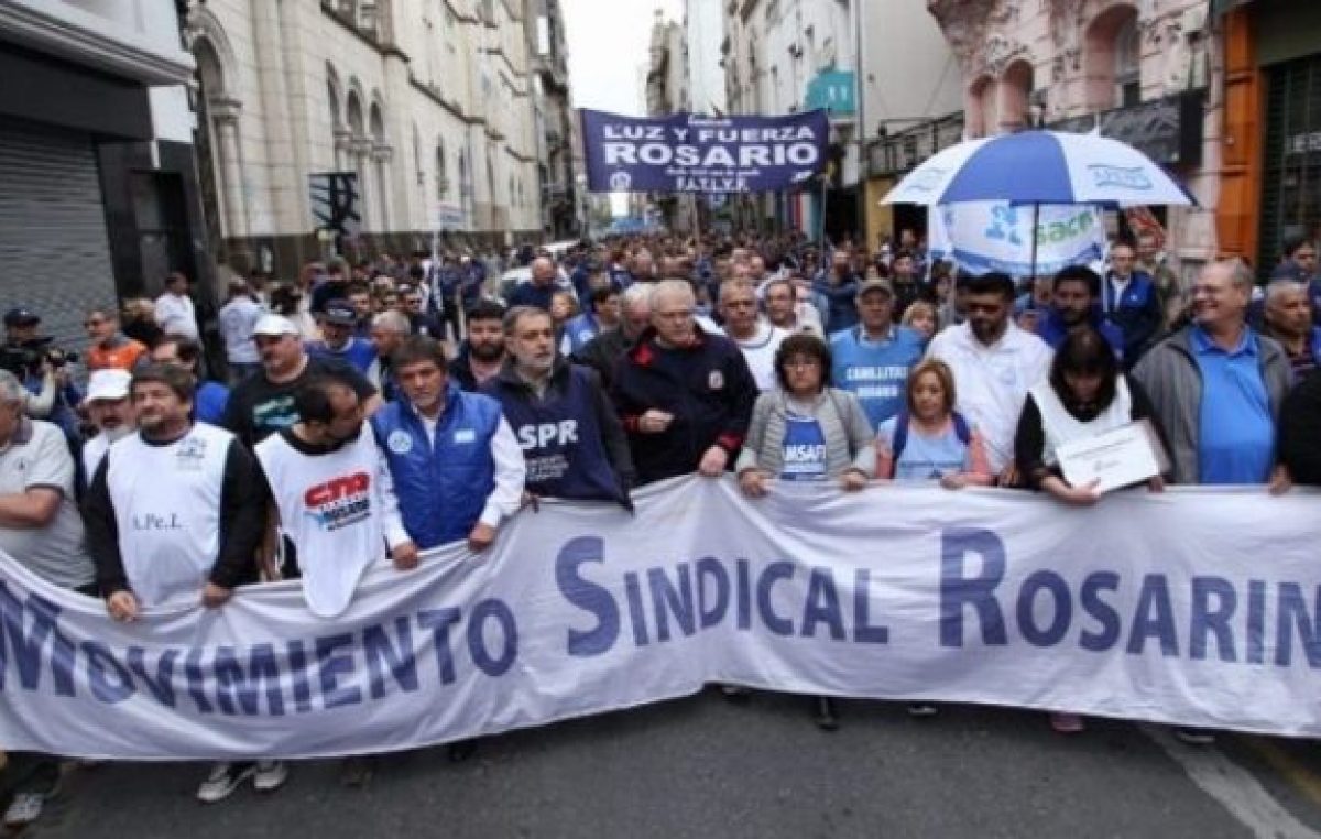 Rosario volvió a ponerle «calle» al paro nacional contra la política económica