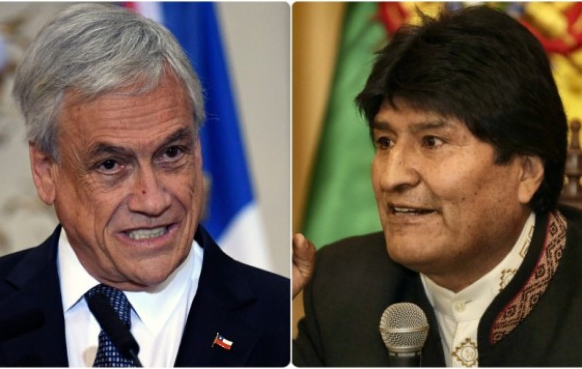 Evo busca el diálogo, Piñera lo rechaza