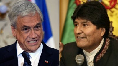 Evo busca el diálogo, Piñera lo rechaza