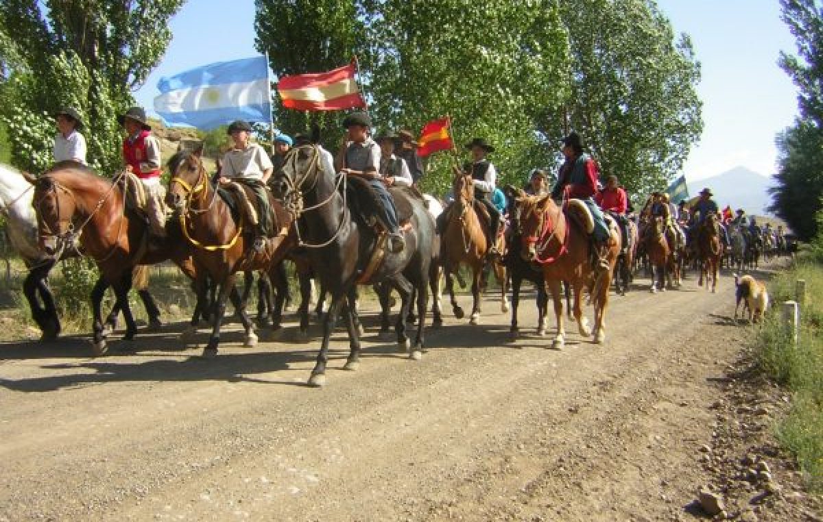 Bajada del Agrio, el emblema de las fiestas gauchas