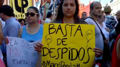 Cambiemos es la máquina de destruir empleos privados: se perdieron 97.400 en cuatro meses