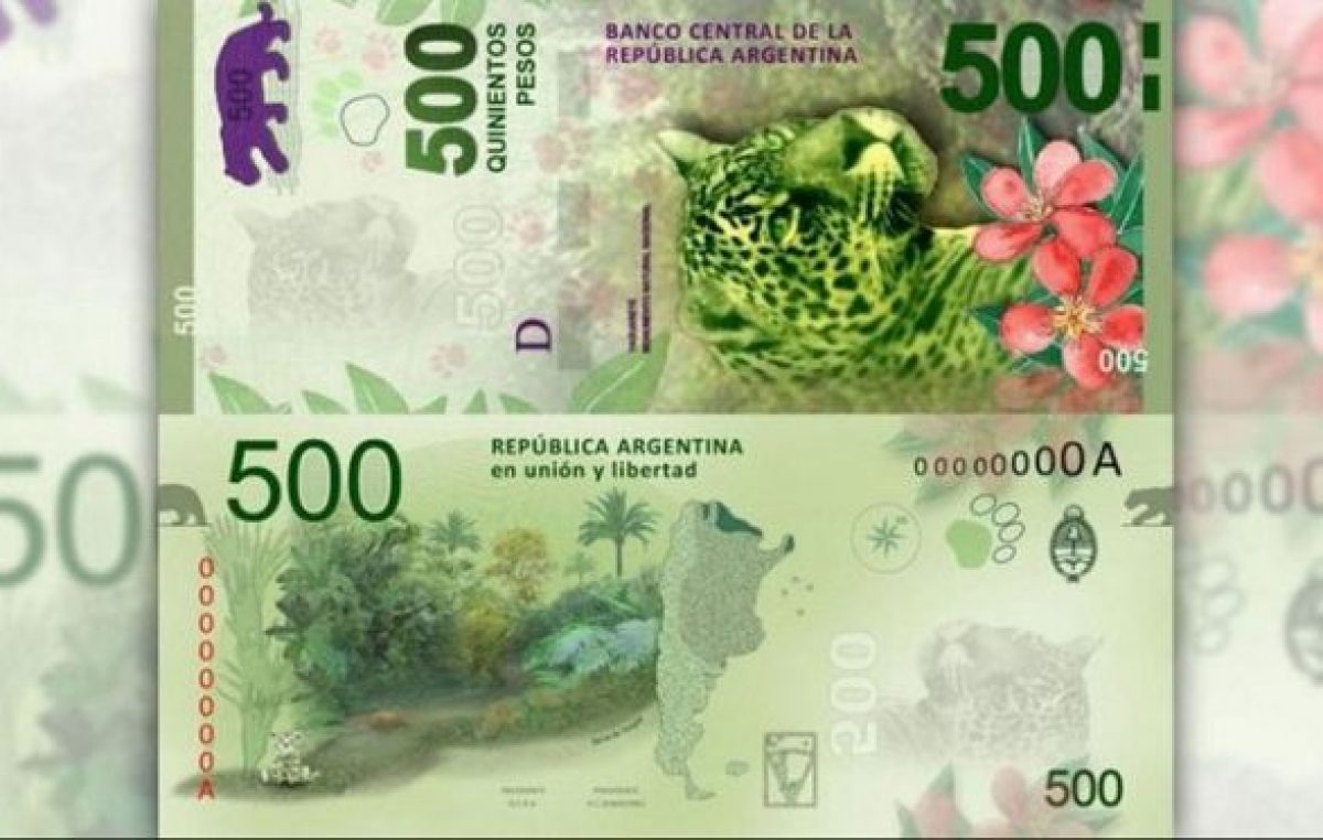 Desde que fue lanzado, el billete de 500 pesos perdió el 43% de poder adquisitivo